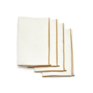 Cream Burlap Créme Napkins (Set of 4)