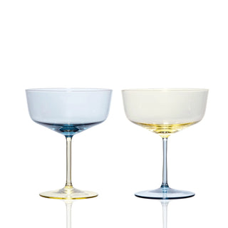 Celia Coupe in Ocean & Citrine (Set of 2)